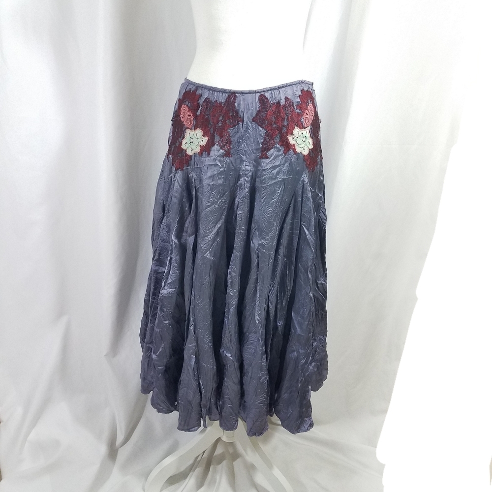 Free People Applique Flounce Skirt 4